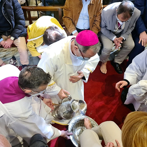 Misa de la cena del Señor en la catedral