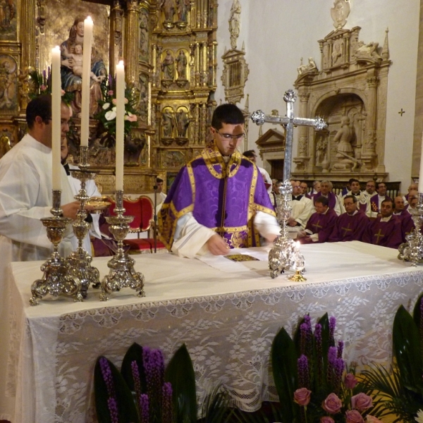 Ordenación de diácono de Agustín Crespo