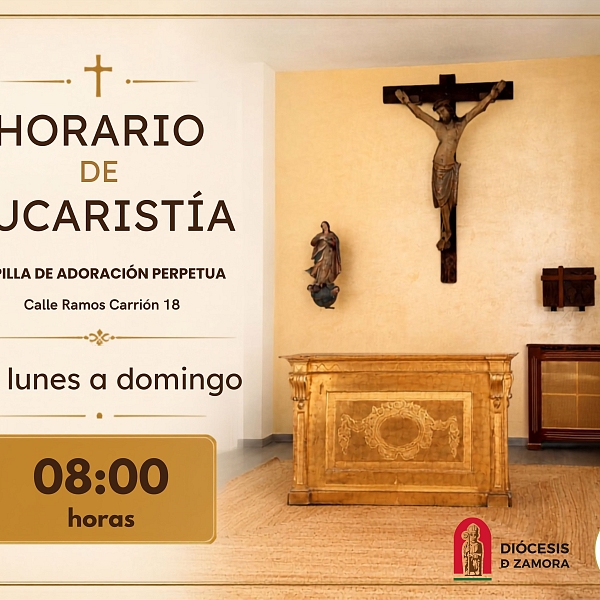 Zamora inaugura este domingo la Capilla de Adoración Perpetua Reina de la Paz