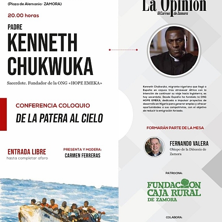 El obispo, Fernando Valera, participa este martes en el Club La Opinión - El Correo de Zamora