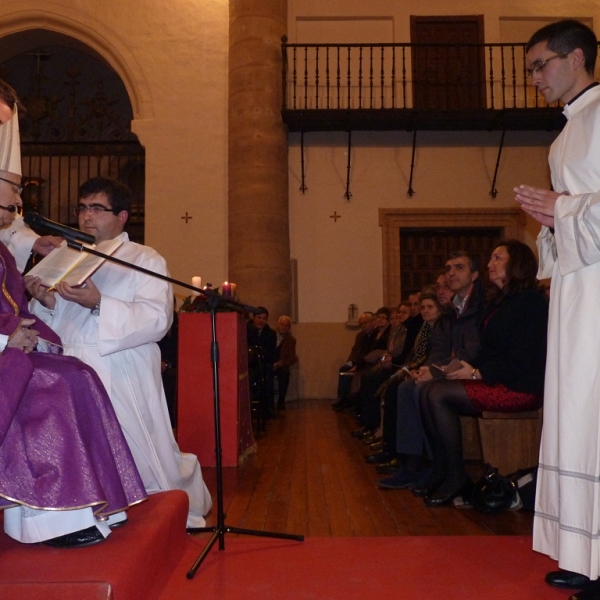 Ordenación de diácono de Agustín Crespo