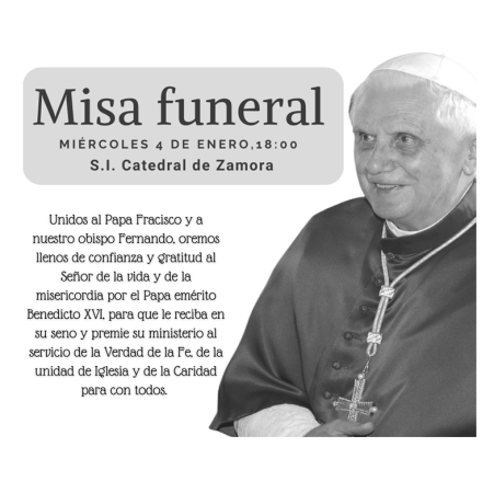 Misa en sufragio por S.S. Benedicto XVI