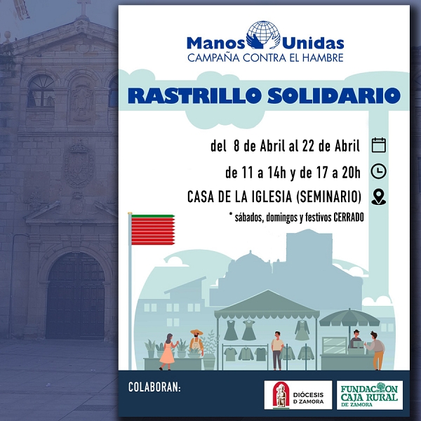 Manos Unidas prepara su rastrillo solidario para Semana Santa