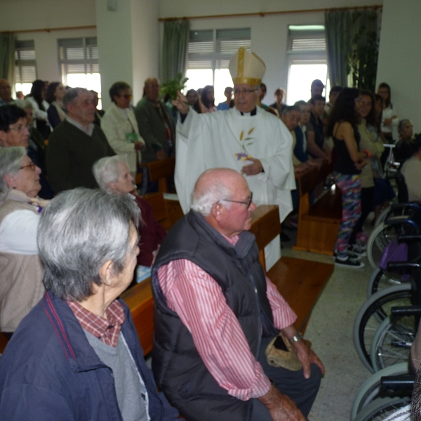 Signo jubilar del arciprestazgo de Sayago en la residencia de Fermoselle