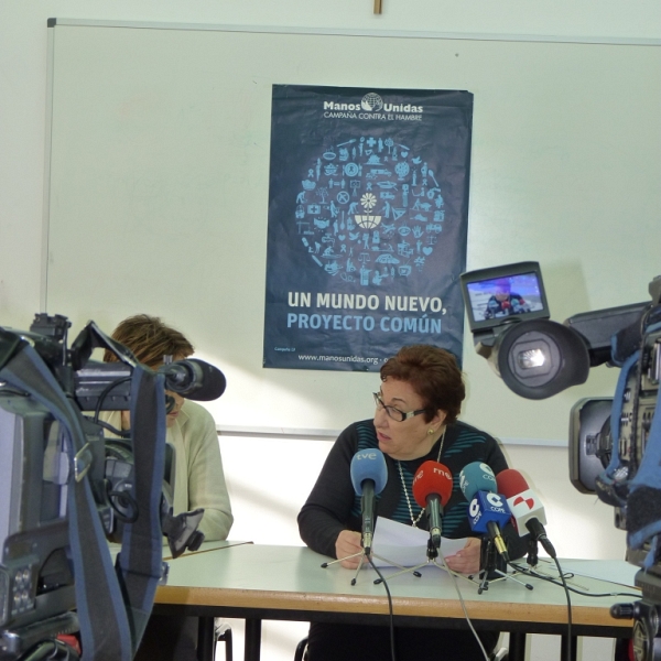 Presentación de la campaña de Manos Unidas en rueda de prensa