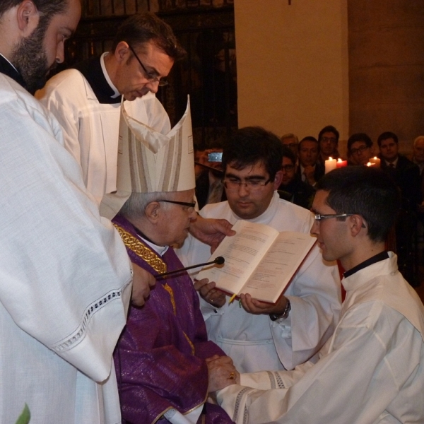 Ordenación de diácono de Agustín Crespo