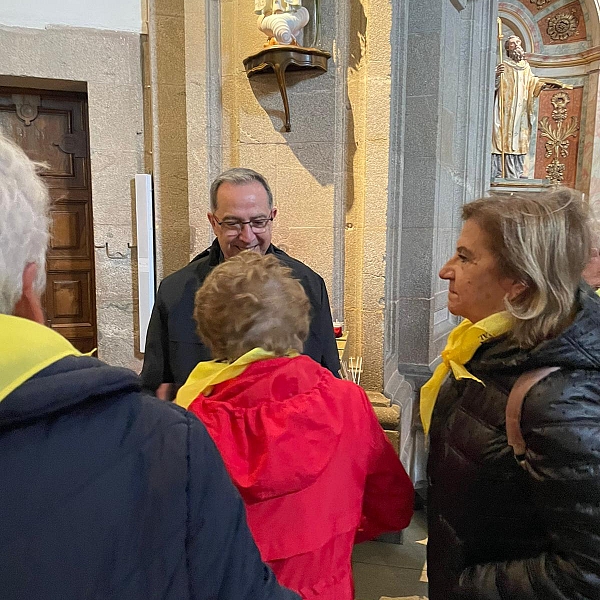 Medio millar de zamoranos en Santiago acompañando a la Virgen de la Concha