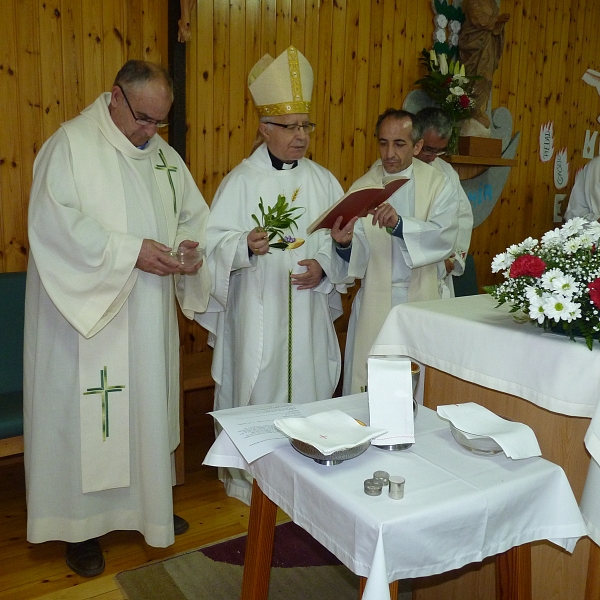 Signo jubilar del arciprestazgo de Sayago en la residencia de Fermoselle