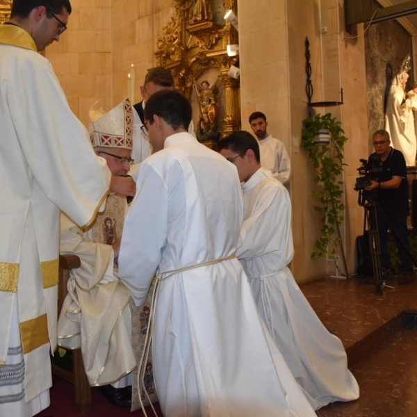 Ordenación de diácono de Juan José Carbajo y Millán Núñez