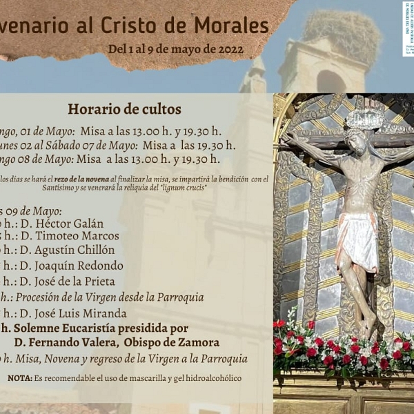 El obispo presidirá la misa del Cristo de Morales