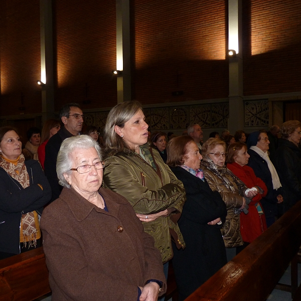 Imposición de la ceniza en Cristo Rey