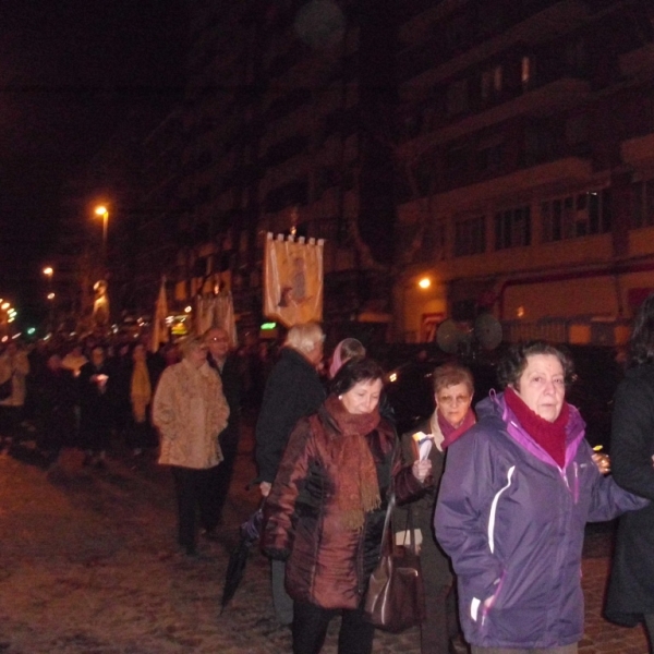 Procesión de la Virgen de Lourdes