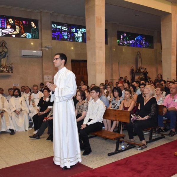 Ordenación de diácono de Juan José Carbajo y Millán Núñez