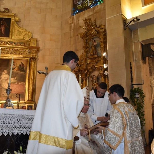 Ordenación de diácono de Juan José Carbajo y Millán Núñez