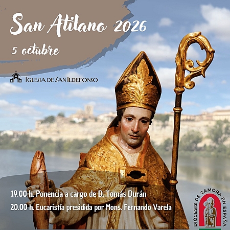 La diócesis celebra San Atilano con una conferencia y una eucaristía en San Ildefonso