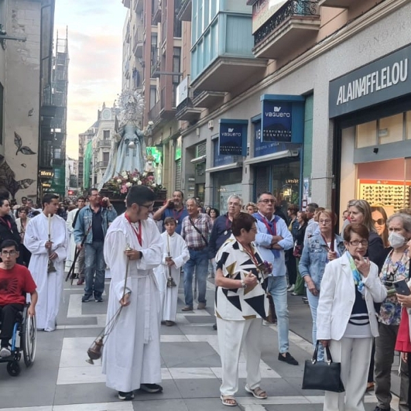 Procesión virgen de la Concha