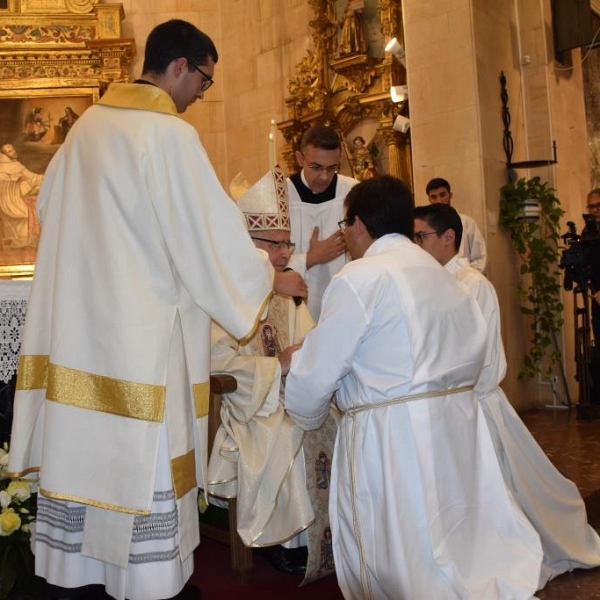 Ordenación de diácono de Juan José Carbajo y Millán Núñez