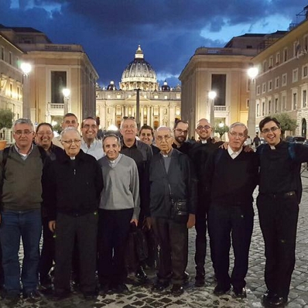 Jubileo sacerdotal en Roma: salida y primer día