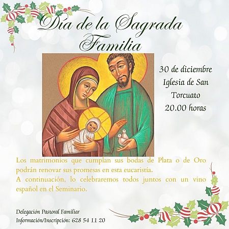 ¿Cómo se celebra en Zamora la Sagrada Familia?