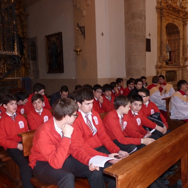 Eucaristía en la iglesia de San Andrés