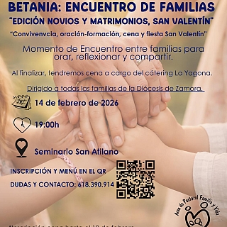 La diócesis de Zamora se suma a la Semana del Matrimonio con una propuesta pastoral amplia