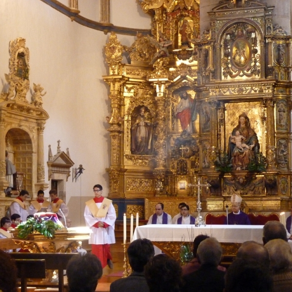 Eucaristía en la iglesia de San Andrés