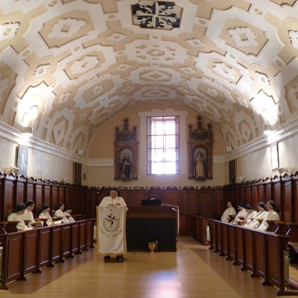 Celebración de Santo Domingo en el convento de las Dominicas Dueñas