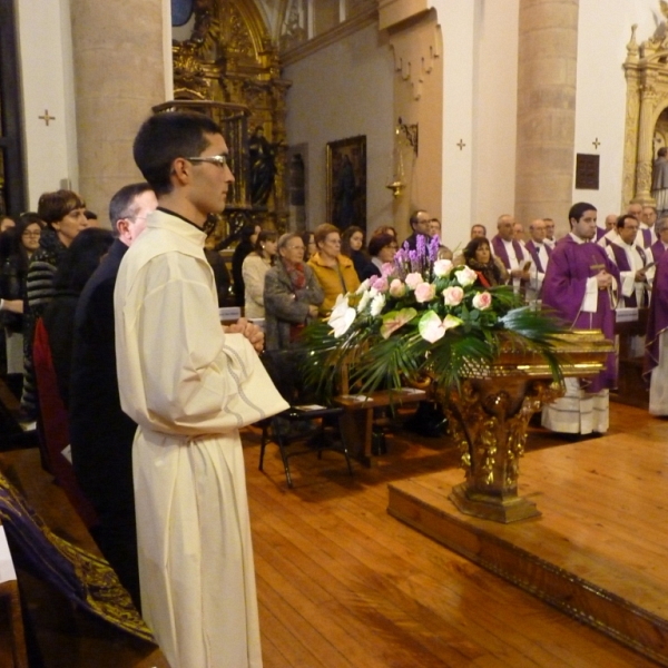 Ordenación de diácono de Agustín Crespo