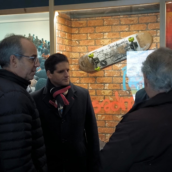 La familia de Ignacio Echeverría acude al Laboratorio EsperanZa en Zamora