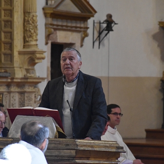 La iglesia de San Andrés reúne al presbiterio zamorano en torno a la Misa Crismal