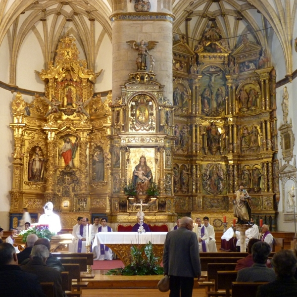 Eucaristía en la iglesia de San Andrés