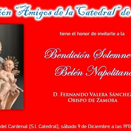 Bendición del Belén napolitano de la catedral