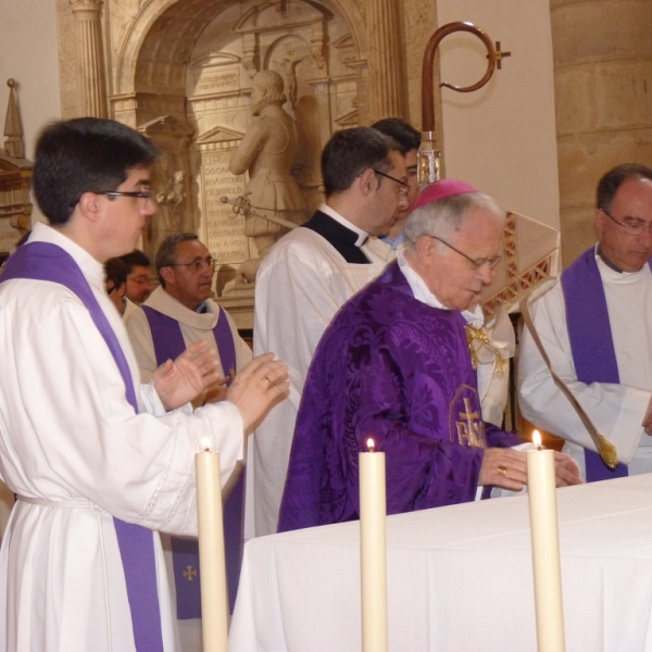 Eucaristía en la iglesia de San Andrés