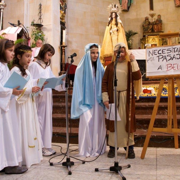 Escenificación en el Carmen de Benavente