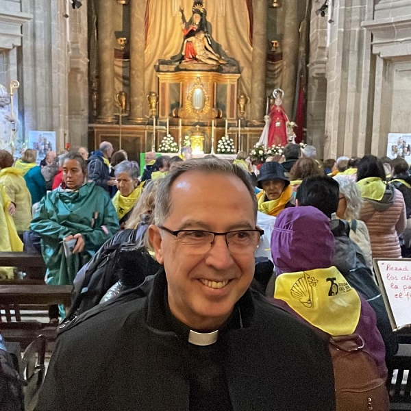 Medio millar de zamoranos en Santiago acompañando a la Virgen de la Concha