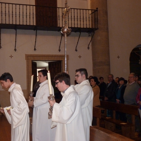 Eucaristía en la iglesia de San Andrés