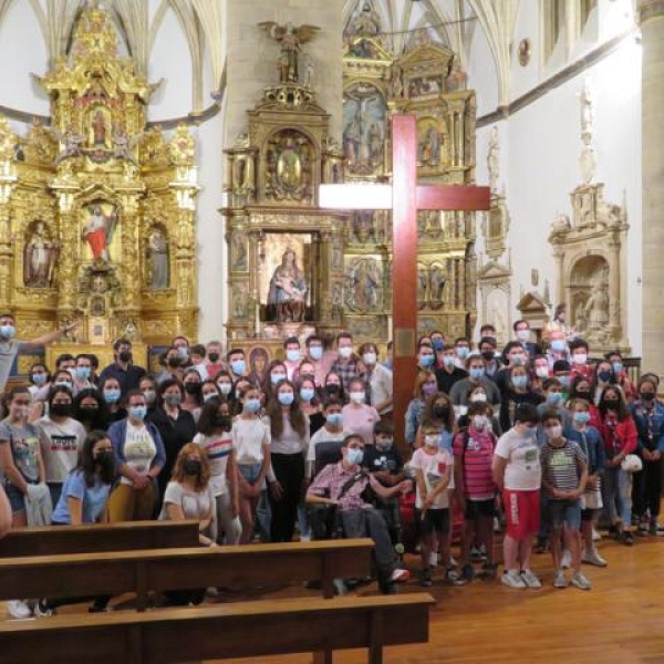 La Cruz de los jóvenes y el icono de María, en Zamora