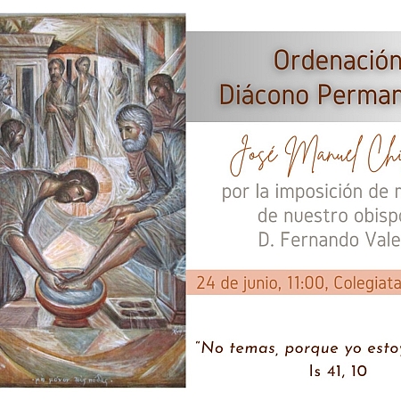 Ordenación de José Manuel Chillón de diácono permanente