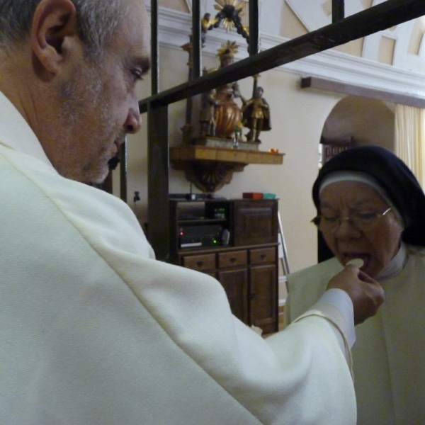 Celebración de Santo Domingo en el convento de las Dominicas Dueñas