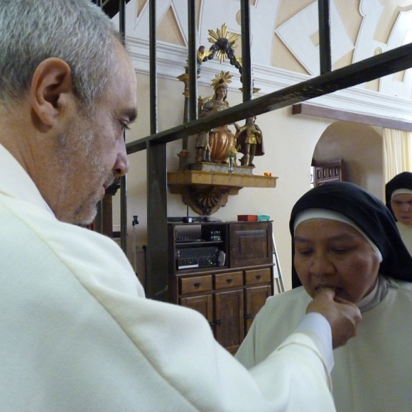 Celebración de Santo Domingo en el convento de las Dominicas Dueñas