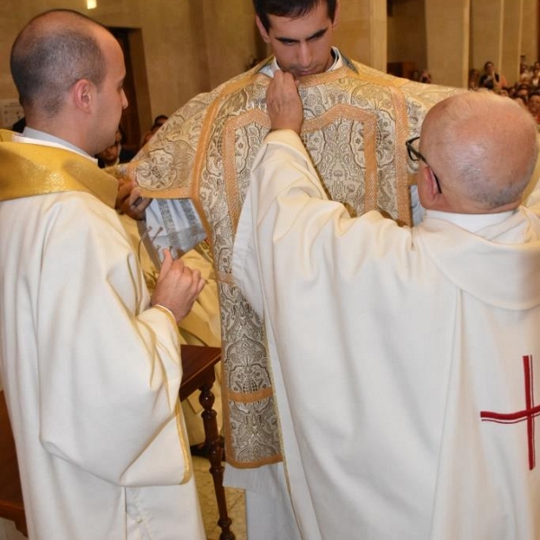 Ordenación de diácono de Juan José Carbajo y Millán Núñez