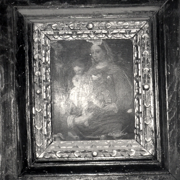 Pintura de la Virgen María y el Niño de Carrascal
