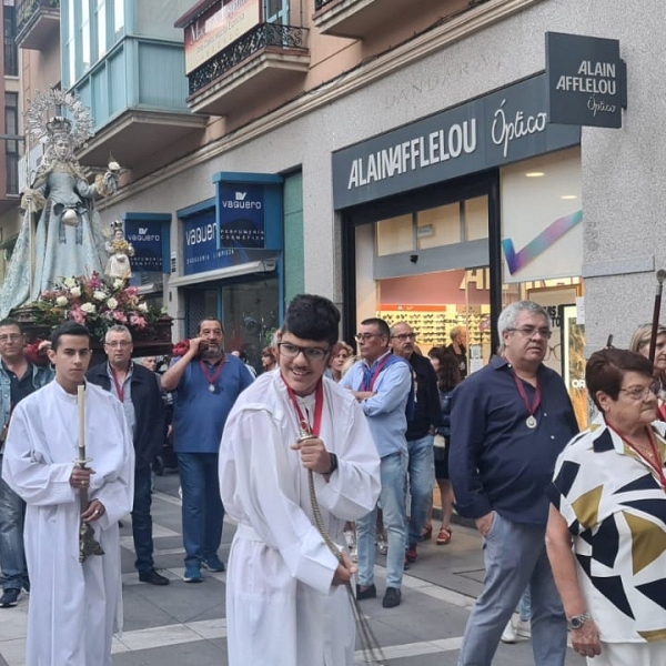 Procesión virgen de la Concha