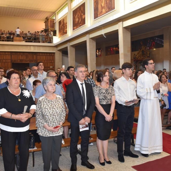 Ordenación de diácono de Juan José Carbajo y Millán Núñez