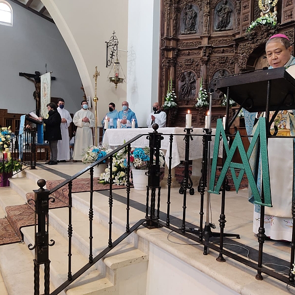 Bernardito Auza, nuncio de Su Santidad el Papa, preside en Villalpando la fiesta de la Inmaculada