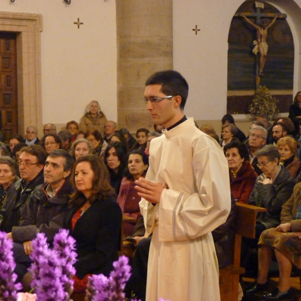 Ordenación de diácono de Agustín Crespo