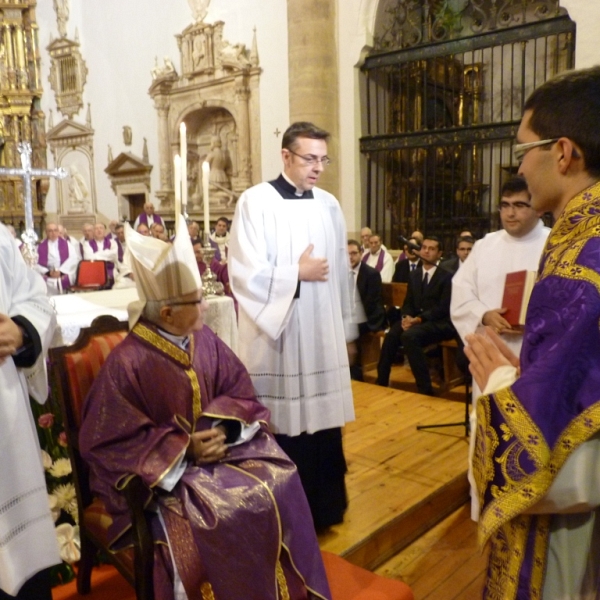 Ordenación de diácono de Agustín Crespo