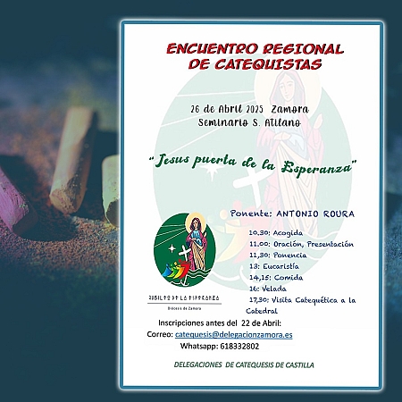 Zamora acogerá el Encuentro Regional de Catequistas