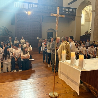 El obispo, Fernando Valera, invita a los jóvenes de Effetá a abrirse al amor de Dios