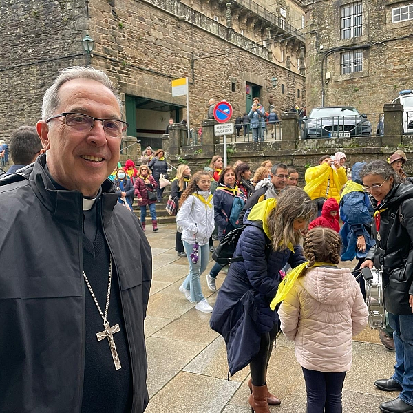 Medio millar de zamoranos en Santiago acompañando a la Virgen de la Concha